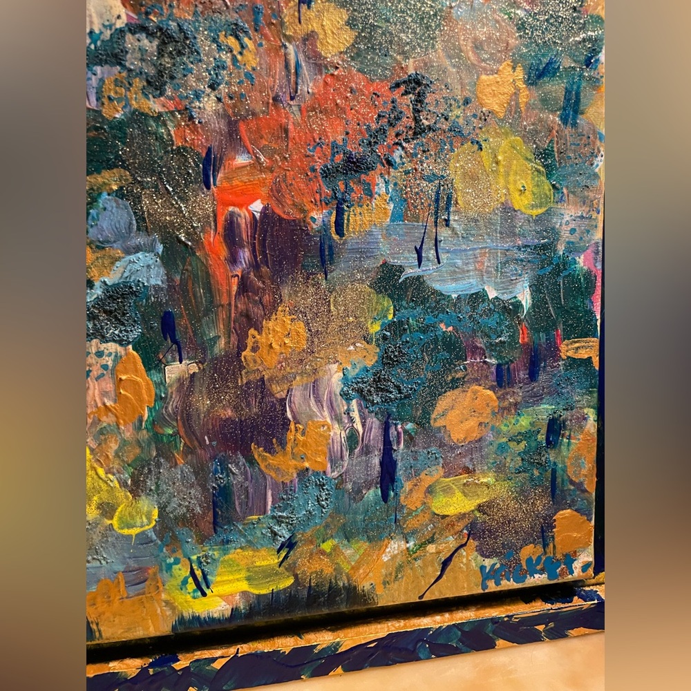 Mixed Media “Where the Mermaids Swim” 🧜‍♀️ 🌊 🎨🌟 - Picture 5 of 8